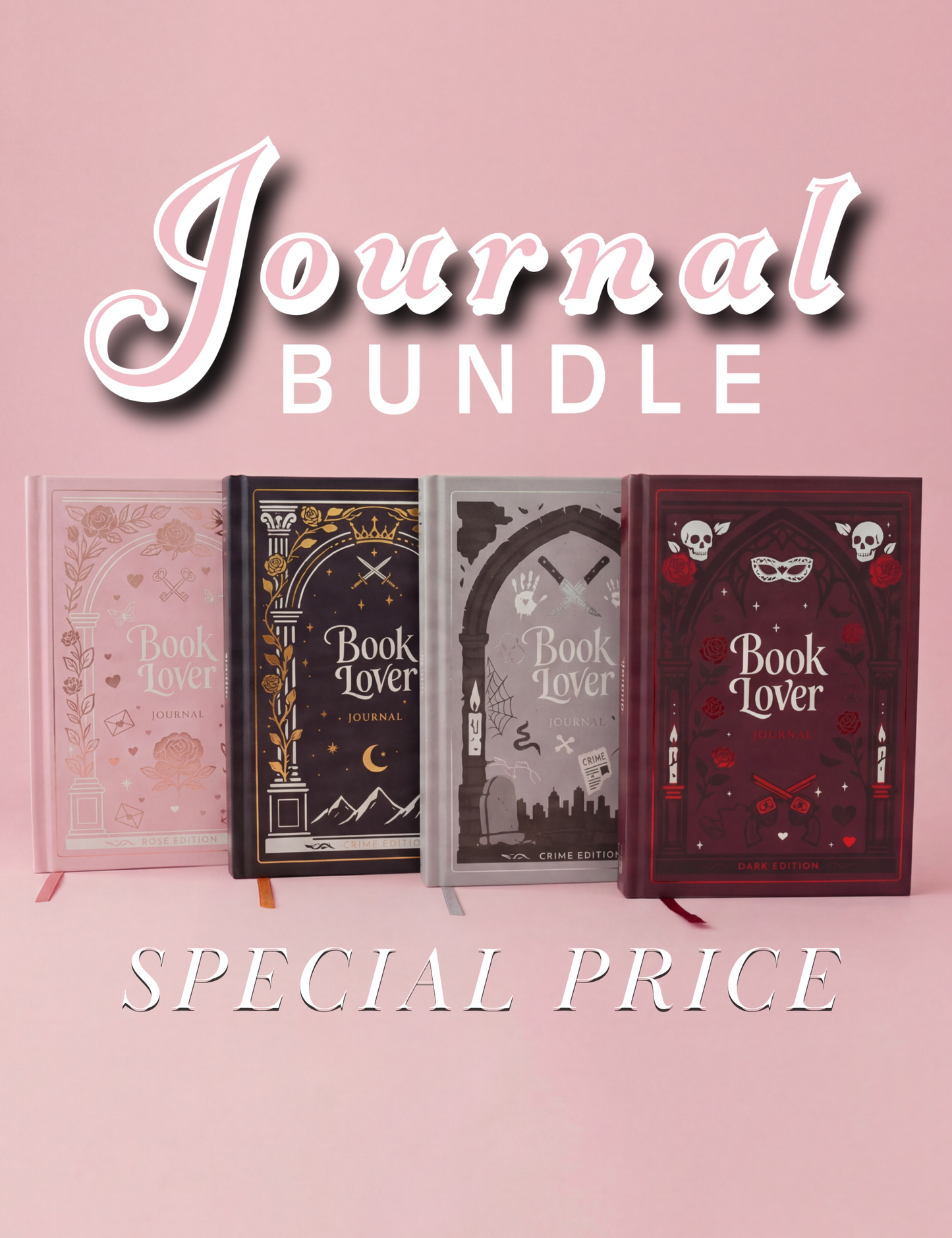 Book Journal Bundle (4 Journals)