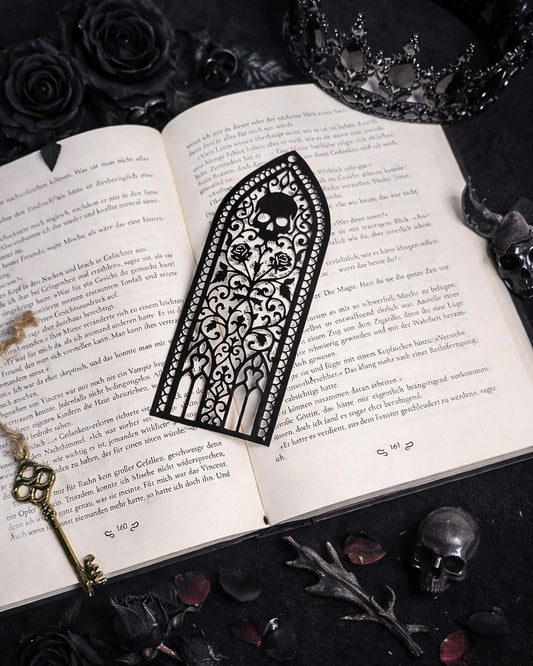 Lesezeichen "Dark Romance" - Schwarz Matt