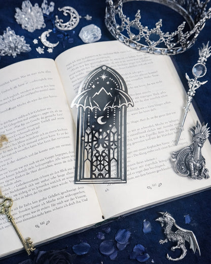 Lesezeichen "Faentasy" - Silber