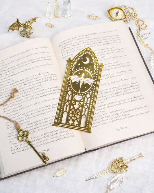 Lesezeichen "Dragon" - Gold