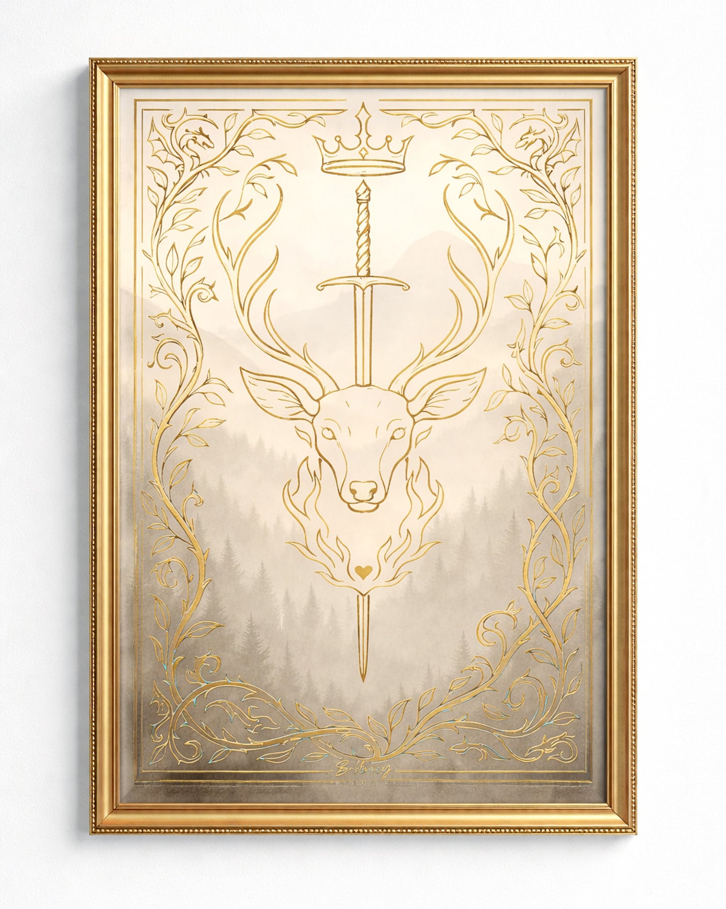 Poster "Herz des Waldes" 70x50cm