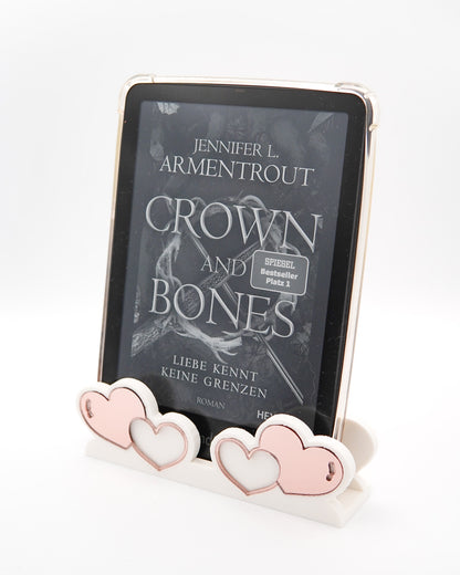 E-Reader Ständer "Herzen"