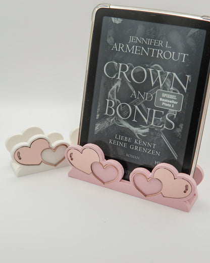 E-Reader Ständer "Herzen"