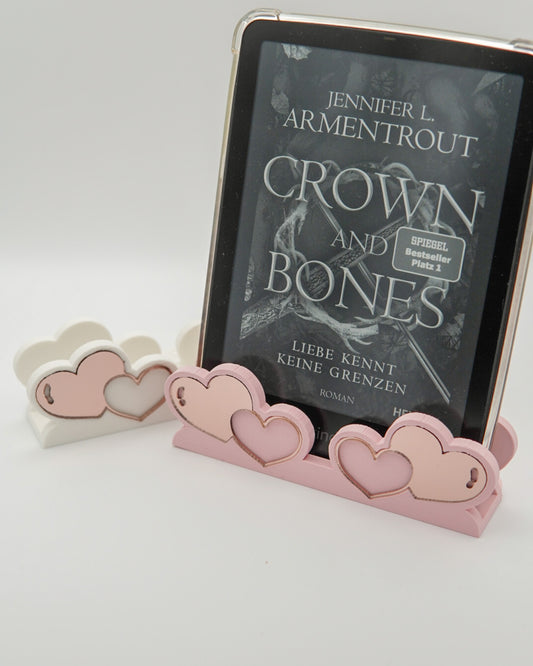 E-Reader Ständer "Herzen"