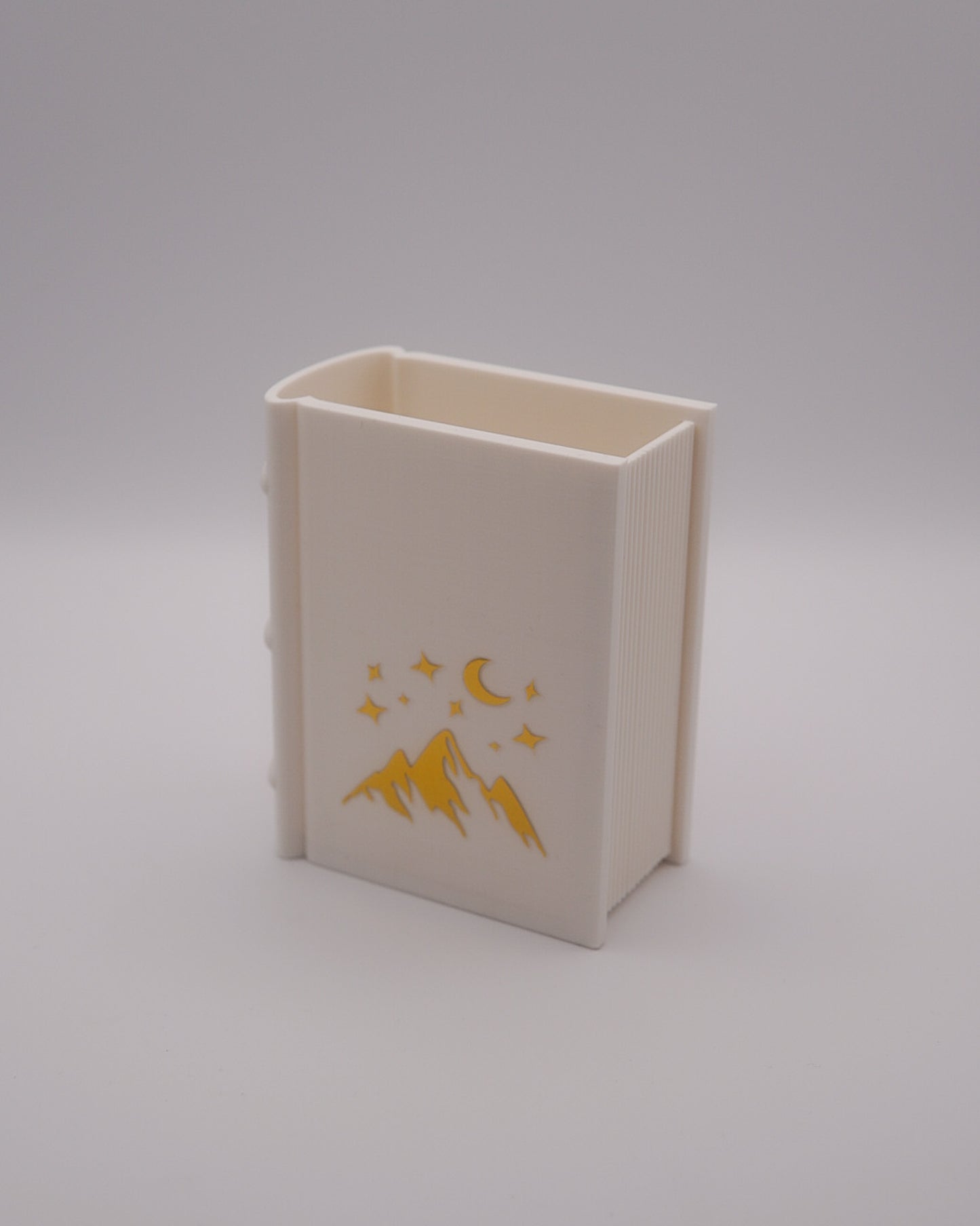 Lesezeichen- & Stiftehalter "Berge & Sterne"