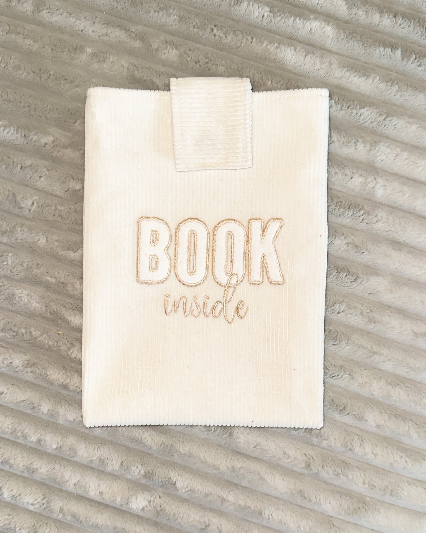 Buchtasche "Book inside" - Beige
