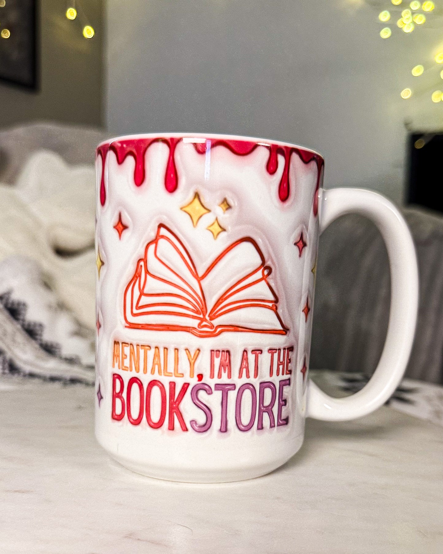 XL-Tasse "Mentally in Bookstore"
