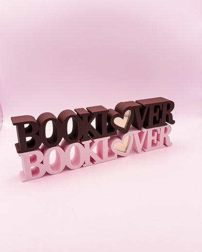 Booklover Schriftzug