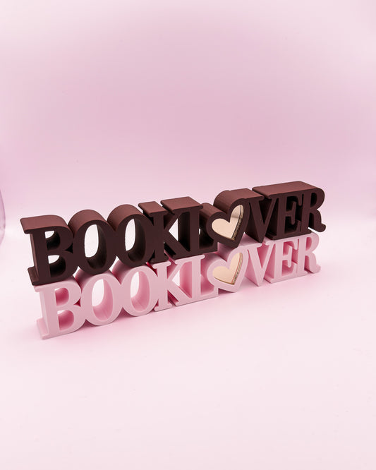 Booklover Schriftzug