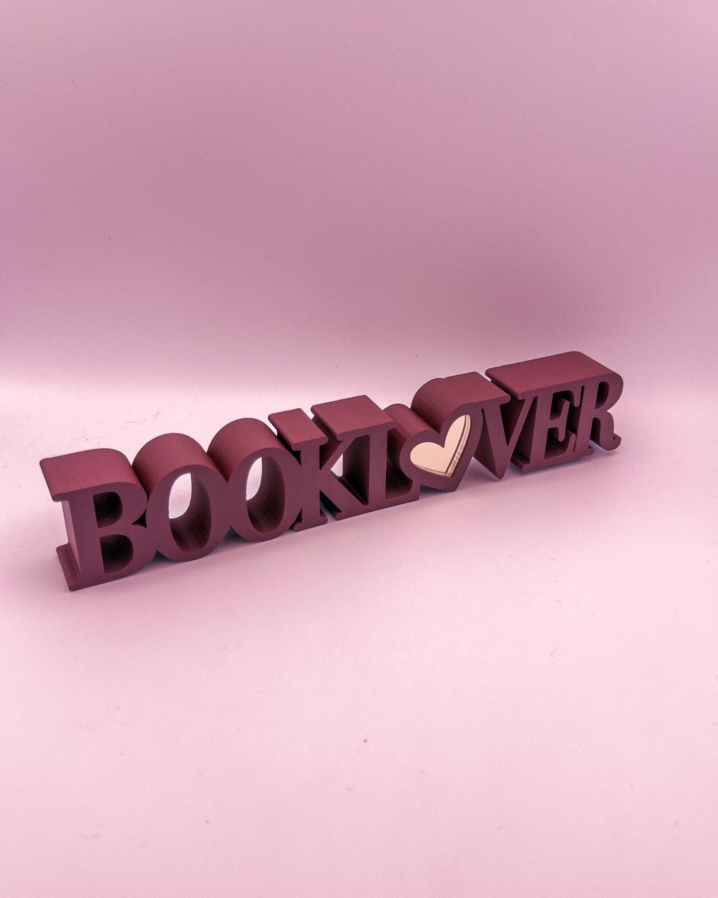 Booklover Schriftzug