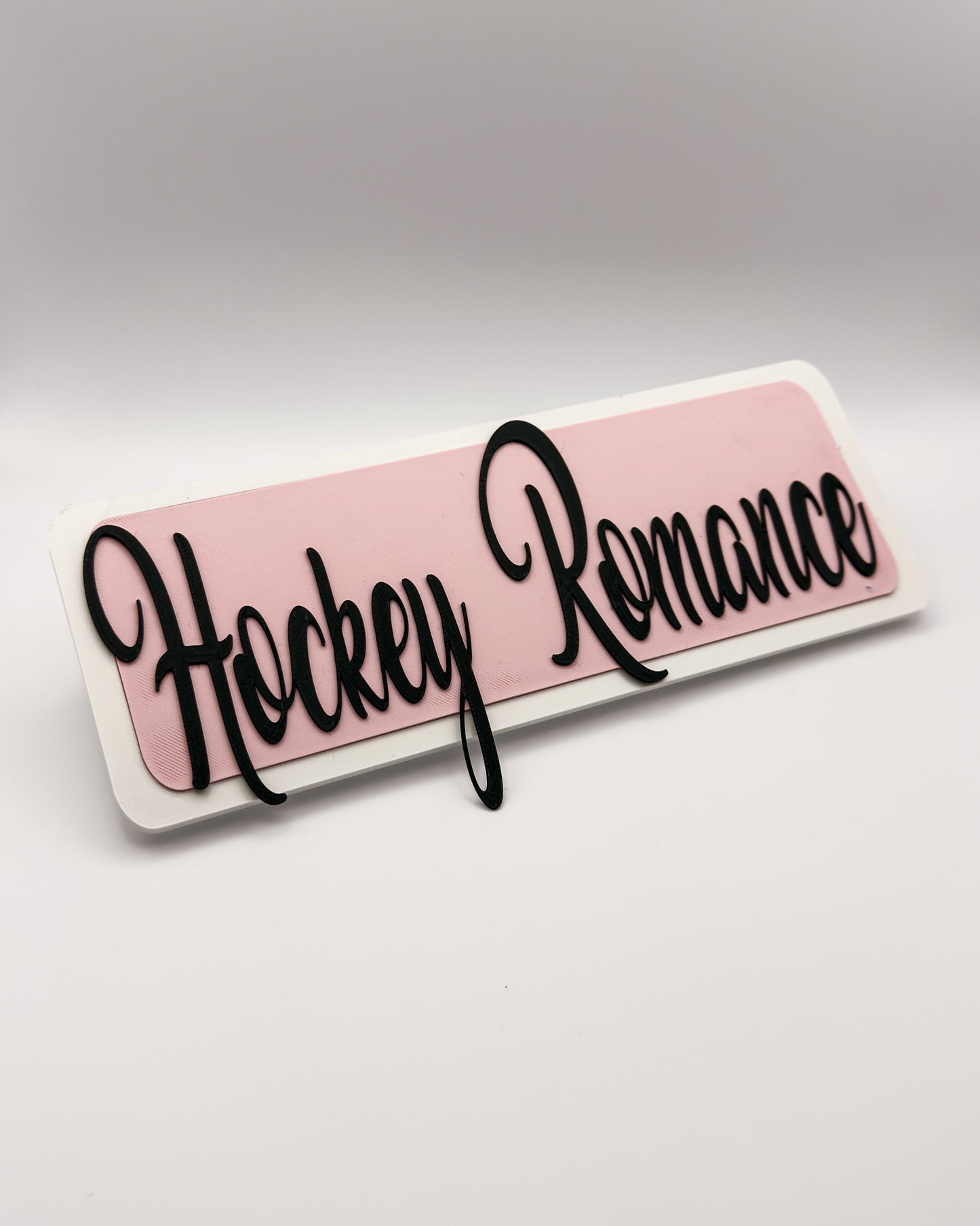 Regalschild "Hockey Romance"