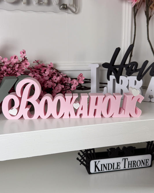 Bookaholic Schriftzug