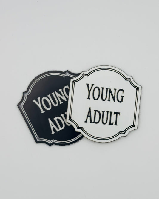 Hängeschild "Young Adult"