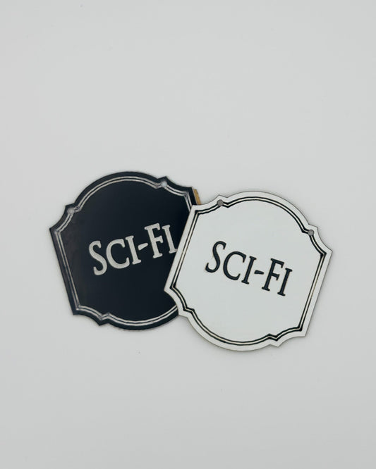 Hängeschild "Sci-Fi"