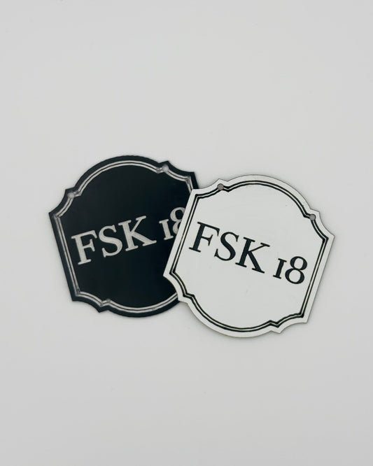 Hängeschild "FSK 18"