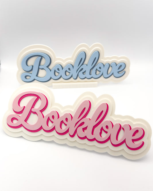 Regalschild "Booklove" - Summer Edition