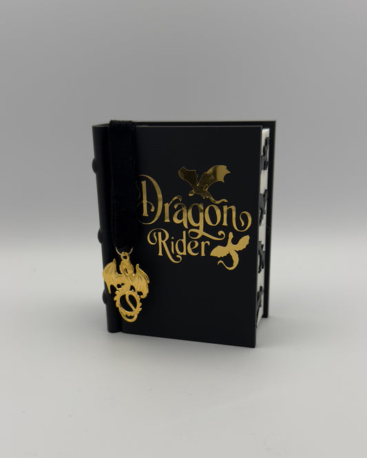 Lesezeichen- & Stiftehalter "Dragon Rider"