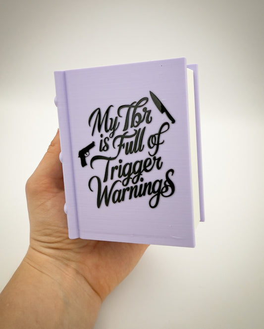 Lesezeichen- & Stiftehalter "My TBR is full of Trigger Warnings"