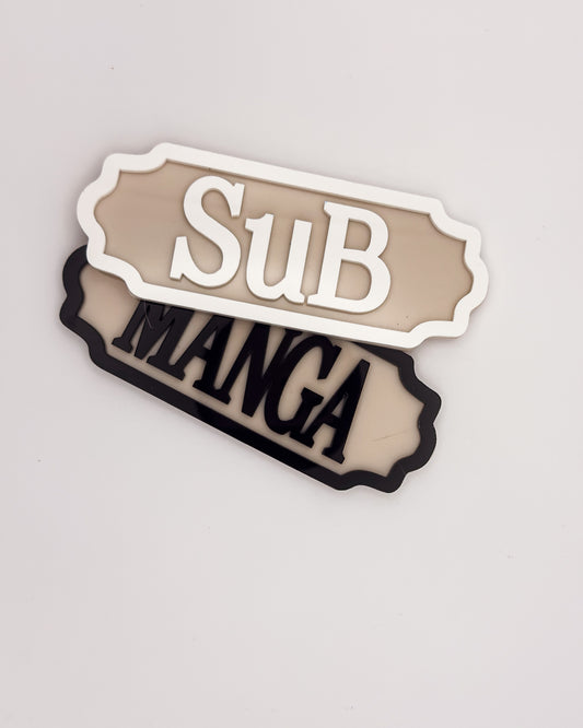 Acryl-Schild "Beige"