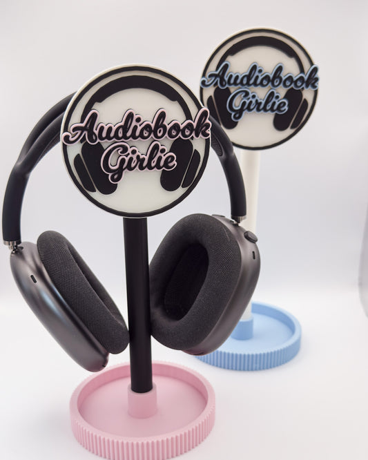 Kopfhörer-Ständer "Audiobook Girlie"