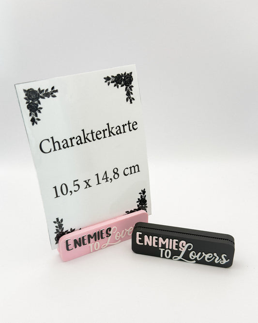 2er Pack Mini-Ständer "Enemies to Lovers"