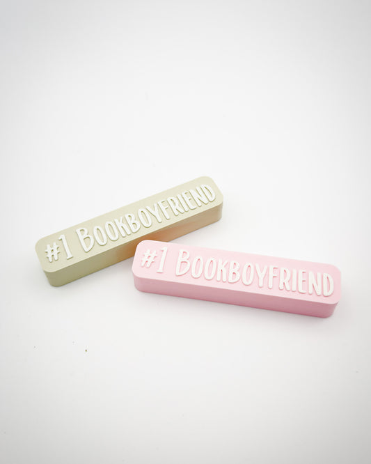 2er Pack Mini-Ständer "#1 Bookboyfriend"