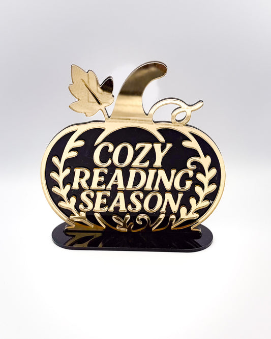 Mirror Edition "Cozy Reading Season" - Kürbis Acrylaufsteller