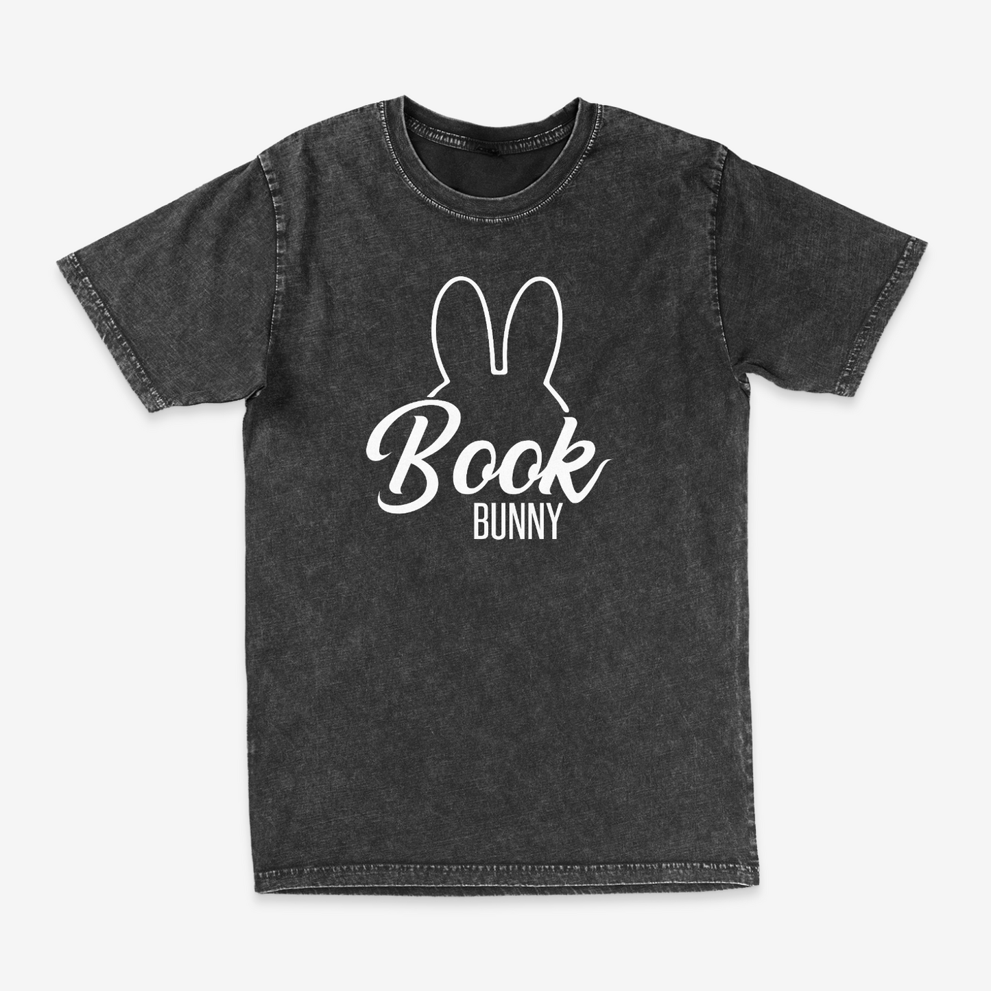 Book Bunny Shirt Schwarz
