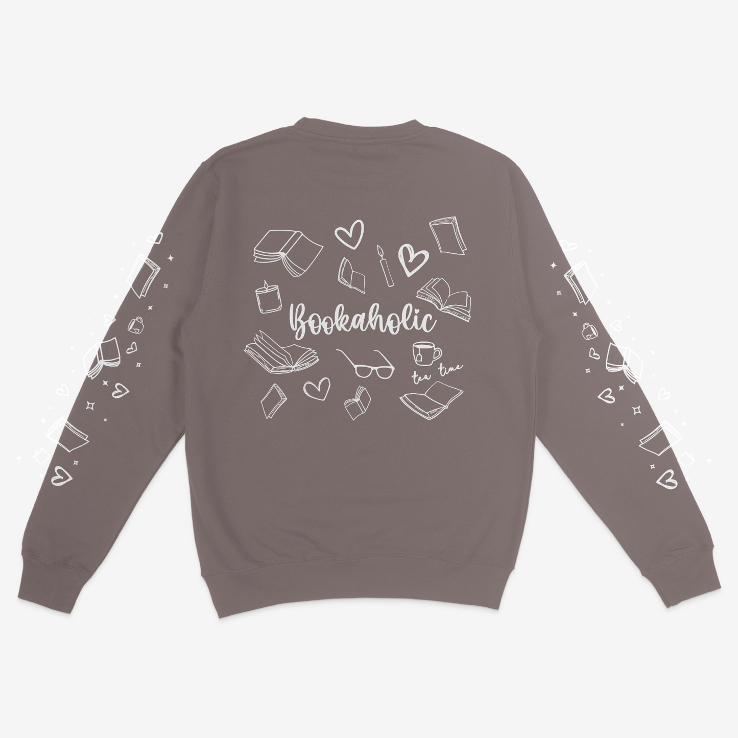 Bookaholic Sweater - Mocha Brown